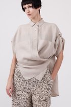 【ドメル/DOMELLE】のベルギー リネン シャツ 人気、トレンドファッション・服の通販 founy(ファニー) ファッション Fashion レディースファッション Fashion for Women トップス・カットソー Cut & Sew Tops シャツ・ブラウス・オフィスカジュアル Elegant Blouses & Button-Ups カシュクール Wrap Design ショート Short, Short Length スリーブ Sleeve, Long Sleeve / Short Sleeve バランス Balance, Style Balance ビッグ Big, Oversized フロント Front, Front Design ポケット Pocket, Pocket Detail ラウンド Round, Round Neck リネン Linen, Linen Fabric ロールアップ Roll-Up, Cuffed Hem 夏 Summer 新作・新入荷 New Arrivals / New In thumbnail ベージュ|ID: prp329100004878917 ipo3291000000036405537