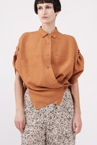 【ドメル/DOMELLE】のベルギー リネン シャツ 人気、トレンドファッション・服の通販 founy(ファニー) ファッション Fashion レディースファッション Fashion for Women トップス・カットソー Cut & Sew Tops シャツ・ブラウス・オフィスカジュアル Elegant Blouses & Button-Ups カシュクール Wrap Design ショート Short, Short Length スリーブ Sleeve, Long Sleeve / Short Sleeve バランス Balance, Style Balance ビッグ Big, Oversized フロント Front, Front Design ポケット Pocket, Pocket Detail ラウンド Round, Round Neck リネン Linen, Linen Fabric ロールアップ Roll-Up, Cuffed Hem 夏 Summer 新作・新入荷 New Arrivals / New In thumbnail ブラウン|ID: prp329100004878917 ipo3291000000036405538