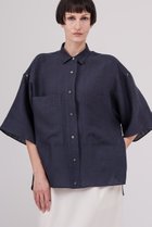 【ドメル/DOMELLE】のベルギー リネン シャツ 人気、トレンドファッション・服の通販 founy(ファニー) ファッション Fashion レディースファッション Fashion for Women トップス・カットソー Cut & Sew Tops シャツ・ブラウス・オフィスカジュアル Elegant Blouses & Button-Ups カシュクール Wrap Design ショート Short, Short Length スリーブ Sleeve, Long Sleeve / Short Sleeve バランス Balance, Style Balance ビッグ Big, Oversized フロント Front, Front Design ポケット Pocket, Pocket Detail ラウンド Round, Round Neck リネン Linen, Linen Fabric ロールアップ Roll-Up, Cuffed Hem 夏 Summer 新作・新入荷 New Arrivals / New In thumbnail ネイビー|ID: prp329100004878917 ipo3291000000036405539