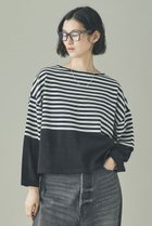 【カレンソロジー/Curensology】のシアーボーダーニットプルオーバー 人気、トレンドファッション・服の通販 founy(ファニー) ファッション Fashion レディースファッション Fashion for Women トップス・カットソー Cut & Sew Tops ニット Knit Tops & Sweaters カジュアルプルオーバー・ニットトップス Pullovers & Knit Tops / Casual Pullovers ボトム Bottoms, Lower Wear 再入荷 Restock / Back in Stock 夏 Summer 無地 Plain, Solid Color thumbnail ブラック|ID: prp329100004878920 ipo3291000000036405584