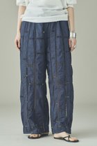 【カレンソロジー/Curensology】のエンブロイダリーパンツ 人気、トレンドファッション・服の通販 founy(ファニー) ファッション Fashion レディースファッション Fashion for Women パンツ Pants & Trousers インド Indian Textile エレガント 上品 Elegant サテン Satin, Glossy Fabric リネン Linen, Linen Fabric ワイド Wide, Wide Fit 再入荷 Restock / Back in Stock thumbnail ネイビー|ID: prp329100004878923 ipo3291000000036405609