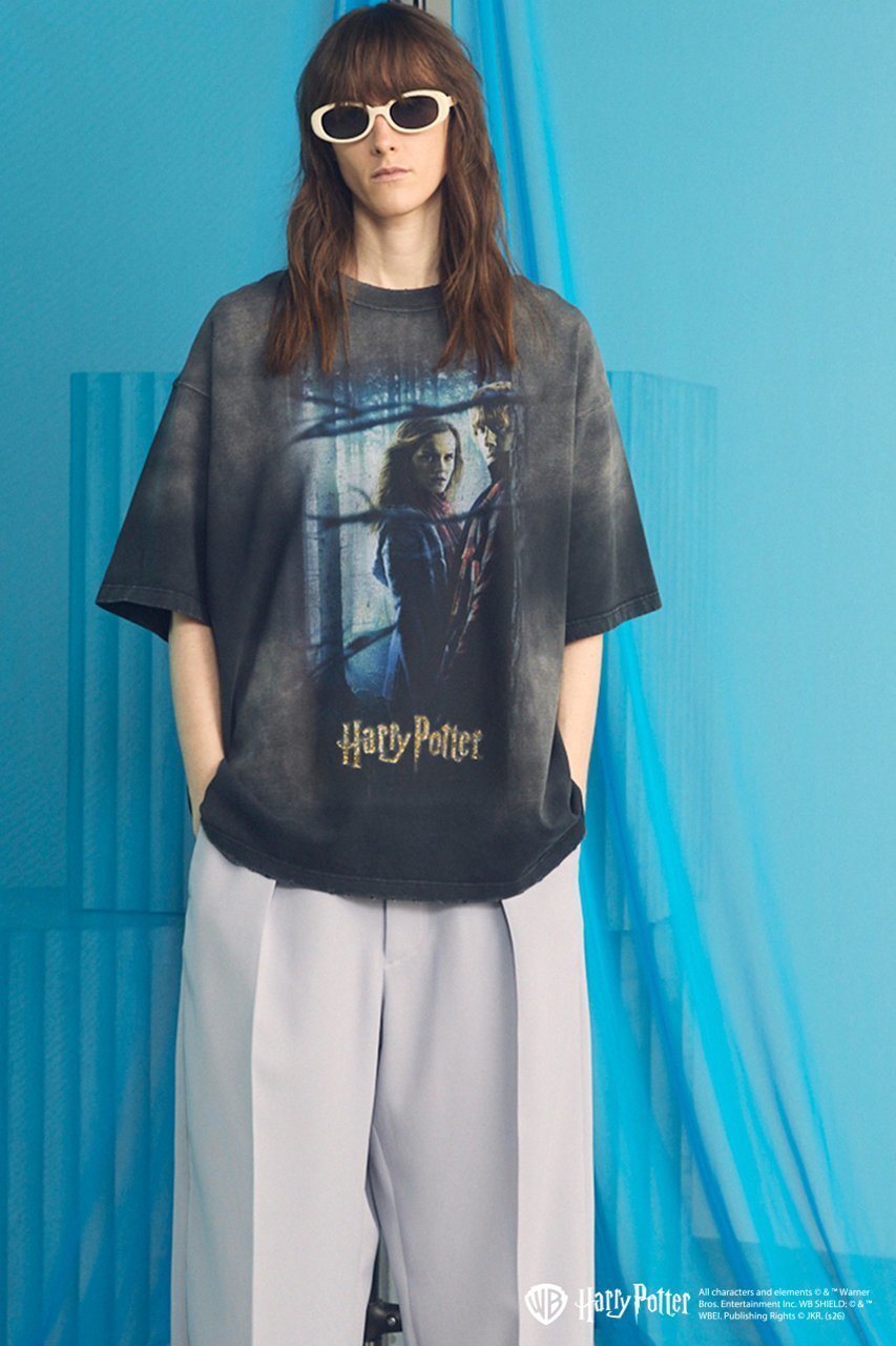 【メゾンスペシャル/MAISON SPECIAL】の【UNISEX】【MOVIE SERIES】「Harry Potter」 Prime-Over Short Sleeve T-shirt/「ハリーポッター」プライムオーバーショートスリーブTシャツ 人気、トレンドファッション・服の通販 founy(ファニー) 　ファッション　Fashion　レディースファッション　Fashion for Women　トップス・カットソー　Cut & Sew Tops　シャツ・ブラウス・オフィスカジュアル　Elegant Blouses & Button-Ups　ロングTシャツ・Tシャツ　Longline T-Shirts & Tees　カットソー・ベーシックTシャツ　Cut-and-Sewn Tops / Stretch Tees & Basics　インナー　Innerwear　ヴィンテージ　Vintage Style　キャラクター　Character, Licensed Characters　グラフィック　Graphic, Graphic Design　ショルダー　Shoulder, Shoulder Strap　ショート　Short, Short Length　シンプル　Simple, Minimal　スリーブ　Sleeve, Long Sleeve / Short Sleeve　ドロップ　Drop Shoulder, Dropped Style　人気　Popular, Best Seller　バランス　Balance, Style Balance　パターン　Pattern, Design Print　フィット　Fit, Slim Fit　ブリーチ　Bleach, Washed Finish　プリント　Print, Printed Pattern　モダン　Modern, Contemporary　ユニセックス　Unisex, Genderless　新作・新入荷　New Arrivals / New In　other-4|ID: prp329100004878993 ipo3291000000036406204