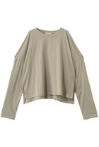 【エリオポール/heliopole】の【PROTAGONISTA】オープンショルダーロングスリーブカットソー 人気、トレンドファッション・服の通販 founy(ファニー) ファッション Fashion レディースファッション Fashion for Women トップス・カットソー Cut & Sew Tops シャツ・ブラウス・オフィスカジュアル Elegant Blouses & Button-Ups ロングTシャツ・Tシャツ Longline T-Shirts & Tees カットソー・ベーシックTシャツ Cut-and-Sewn Tops / Stretch Tees & Basics ショルダー Shoulder, Shoulder Strap ショート Short, Short Length スリット Slit, Slit Detail スリーブ Sleeve, Long Sleeve / Short Sleeve デニム Denim, Jeans Material トレンド Trend, Trending Now ボトム Bottoms, Lower Wear ロング Long, Long-Length ワイド Wide, Wide Fit 新作・新入荷 New Arrivals / New In thumbnail ブラウン|ID: prp329100004878995 ipo3291000000036406218