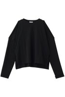 【エリオポール/heliopole】の【PROTAGONISTA】オープンショルダーロングスリーブカットソー 人気、トレンドファッション・服の通販 founy(ファニー) ファッション Fashion レディースファッション Fashion for Women トップス・カットソー Cut & Sew Tops シャツ・ブラウス・オフィスカジュアル Elegant Blouses & Button-Ups ロングTシャツ・Tシャツ Longline T-Shirts & Tees カットソー・ベーシックTシャツ Cut-and-Sewn Tops / Stretch Tees & Basics ショルダー Shoulder, Shoulder Strap ショート Short, Short Length スリット Slit, Slit Detail スリーブ Sleeve, Long Sleeve / Short Sleeve デニム Denim, Jeans Material トレンド Trend, Trending Now ボトム Bottoms, Lower Wear ロング Long, Long-Length ワイド Wide, Wide Fit |ID:prp329100004878995