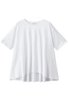 【アダワス/ADAWAS】のドライ コットン ジャージー フレアTシャツ 人気、トレンドファッション・服の通販 founy(ファニー) ファッション Fashion レディースファッション Fashion for Women トップス・カットソー Cut & Sew Tops シャツ・ブラウス・オフィスカジュアル Elegant Blouses & Button-Ups ロングTシャツ・Tシャツ Longline T-Shirts & Tees カットソー・ベーシックTシャツ Cut-and-Sewn Tops / Stretch Tees & Basics ショート Short, Short Length シルク Silk, 100% Silk スリーブ Sleeve, Long Sleeve / Short Sleeve ドレープ Drape, Draping Fabric フレア Flare, Flared エレガント 上品 Elegant 夏 Summer 新作・新入荷 New Arrivals / New In |ID:prp329100004878999