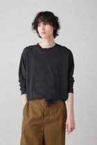 【その他のブランド/Other】のCOTTON LINEN JERSEY 人気、トレンドファッション・服の通販 founy(ファニー) ファッション Fashion レディースファッション Fashion for Women トップス・カットソー Cut & Sew Tops シャツ・ブラウス・オフィスカジュアル Elegant Blouses & Button-Ups ロングTシャツ・Tシャツ Longline T-Shirts & Tees カットソー・ベーシックTシャツ Cut-and-Sewn Tops / Stretch Tees & Basics カットソー Cut and Sewn Top シンプル Simple, Minimal スリーブ Sleeve, Long Sleeve / Short Sleeve リネン Linen, Linen Fabric リラックス Relax, Relaxed Fit ロング Long, Long-Length thumbnail ブラック|ID: prp329100004879012 ipo3291000000036406352