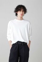 【その他のブランド/Other】のCOTTON LINEN JERSEY 人気、トレンドファッション・服の通販 founy(ファニー) ファッション Fashion レディースファッション Fashion for Women トップス・カットソー Cut & Sew Tops シャツ・ブラウス・オフィスカジュアル Elegant Blouses & Button-Ups ロングTシャツ・Tシャツ Longline T-Shirts & Tees カットソー・ベーシックTシャツ Cut-and-Sewn Tops / Stretch Tees & Basics カットソー Cut and Sewn Top シンプル Simple, Minimal スリーブ Sleeve, Long Sleeve / Short Sleeve リネン Linen, Linen Fabric リラックス Relax, Relaxed Fit ロング Long, Long-Length thumbnail ホワイト|ID: prp329100004879012 ipo3291000000036406353