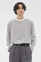 【その他のブランド/Other】のCOTTON STRIPE JERSEY TOP 人気、トレンドファッション・服の通販 founy(ファニー) ファッション Fashion レディースファッション Fashion for Women トップス・カットソー Cut & Sew Tops シャツ・ブラウス・オフィスカジュアル Elegant Blouses & Button-Ups ロングTシャツ・Tシャツ Longline T-Shirts & Tees カットソー・ベーシックTシャツ Cut-and-Sewn Tops / Stretch Tees & Basics なめらか Smooth, Silky Texture インナー Innerwear シンプル Simple, Minimal ストライプ Stripe, Striped Pattern スリーブ Sleeve, Long Sleeve / Short Sleeve バランス Balance, Style Balance フィット Fit, Slim Fit レギュラー Regular, Standard Fit ロング Long, Long-Length thumbnail ホワイト|ID: prp329100004879014 ipo3291000000036406369