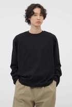 【その他のブランド/Other】のPLAIN COTTON JERSEY TOP 人気、トレンドファッション・服の通販 founy(ファニー) ファッション Fashion レディースファッション Fashion for Women トップス・カットソー Cut & Sew Tops シャツ・ブラウス・オフィスカジュアル Elegant Blouses & Button-Ups ロングTシャツ・Tシャツ Longline T-Shirts & Tees カットソー・ベーシックTシャツ Cut-and-Sewn Tops / Stretch Tees & Basics シンプル Simple, Minimal スリーブ Sleeve, Long Sleeve / Short Sleeve ロング Long, Long-Length thumbnail ブラック|ID: prp329100004879015 ipo3291000000036406376