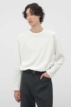 【その他のブランド/Other】のPLAIN COTTON JERSEY TOP 人気、トレンドファッション・服の通販 founy(ファニー) ファッション Fashion レディースファッション Fashion for Women トップス・カットソー Cut & Sew Tops シャツ・ブラウス・オフィスカジュアル Elegant Blouses & Button-Ups ロングTシャツ・Tシャツ Longline T-Shirts & Tees カットソー・ベーシックTシャツ Cut-and-Sewn Tops / Stretch Tees & Basics シンプル Simple, Minimal スリーブ Sleeve, Long Sleeve / Short Sleeve ロング Long, Long-Length thumbnail ホワイト|ID: prp329100004879015 ipo3291000000036406377