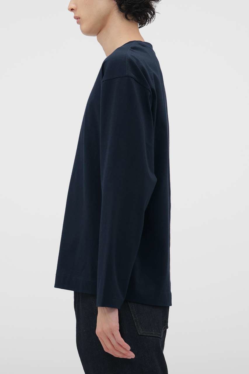 【その他のブランド/Other】のPLAIN COTTON JERSEY TOP 人気、トレンドファッション・服の通販 founy(ファニー) 　ファッション　Fashion　レディースファッション　Fashion for Women　トップス・カットソー　Cut & Sew Tops　シャツ・ブラウス・オフィスカジュアル　Elegant Blouses & Button-Ups　ロングTシャツ・Tシャツ　Longline T-Shirts & Tees　カットソー・ベーシックTシャツ　Cut-and-Sewn Tops / Stretch Tees & Basics　シンプル　Simple, Minimal　スリーブ　Sleeve, Long Sleeve / Short Sleeve　ロング　Long, Long-Length　other-3|ID: prp329100004879015 ipo3291000000036406380