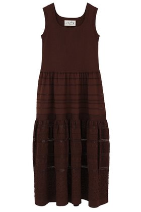 【マルティニーク/martinique】の【l heritage martinique】ニッティングレースワンピース 人気、トレンドファッション・服の通販 founy(ファニー) ファッション Fashion レディースファッション Fashion for Women ワンピース Dresses チュニック Tunic Tops & Dresses おすすめ Recommended / Our Picks カーディガン Cardigan, Knitwear ジャケット Jacket, Outerwear チュニック Tunic, Long Top ティアード Tiered, Tiered Style レース Lace, Lace Fabric ロング Long, Long-Length 新作・新入荷 New Arrivals / New In |ID:prp329100004879018