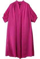 【エムフィル/M Fil】のリネンローン タックギャザーワンピース ピンク|ID: prp329100004879021 ipo3291000000036406426