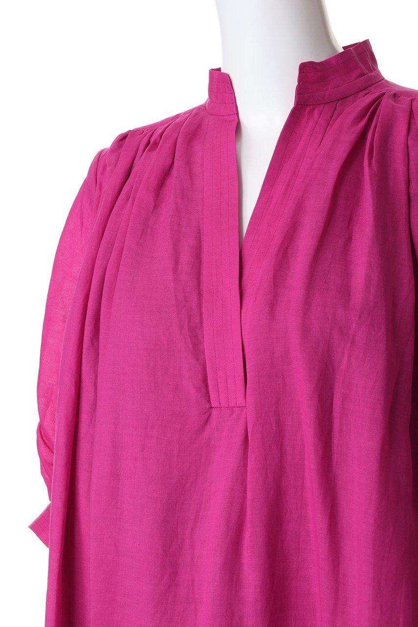 【エムフィル/M Fil】のリネンローン タックギャザーワンピース 人気、トレンドファッション・服の通販 founy(ファニー) 　ファッション　Fashion　レディースファッション　Fashion for Women　ワンピース　Dresses　チュニック　Tunic Tops & Dresses　ギャザー　Gathered, Ruffled　チュニック　Tunic, Long Top　リゾート　Resort, Vacation Style　リネン　Linen, Linen Fabric　ロング　Long, Long-Length　夏　Summer　新作・新入荷　New Arrivals / New In　other-5|ID: prp329100004879021 ipo3291000000036406430