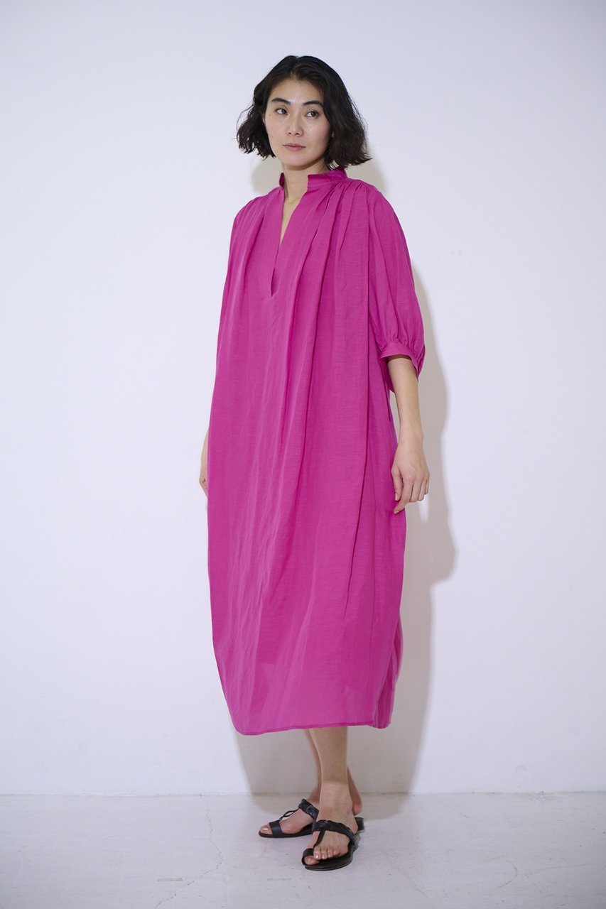 【エムフィル/M Fil】のリネンローン タックギャザーワンピース 人気、トレンドファッション・服の通販 founy(ファニー) 　ファッション　Fashion　レディースファッション　Fashion for Women　ワンピース　Dresses　チュニック　Tunic Tops & Dresses　ギャザー　Gathered, Ruffled　チュニック　Tunic, Long Top　リゾート　Resort, Vacation Style　リネン　Linen, Linen Fabric　ロング　Long, Long-Length　夏　Summer　新作・新入荷　New Arrivals / New In　other-7|ID: prp329100004879021 ipo3291000000036406432