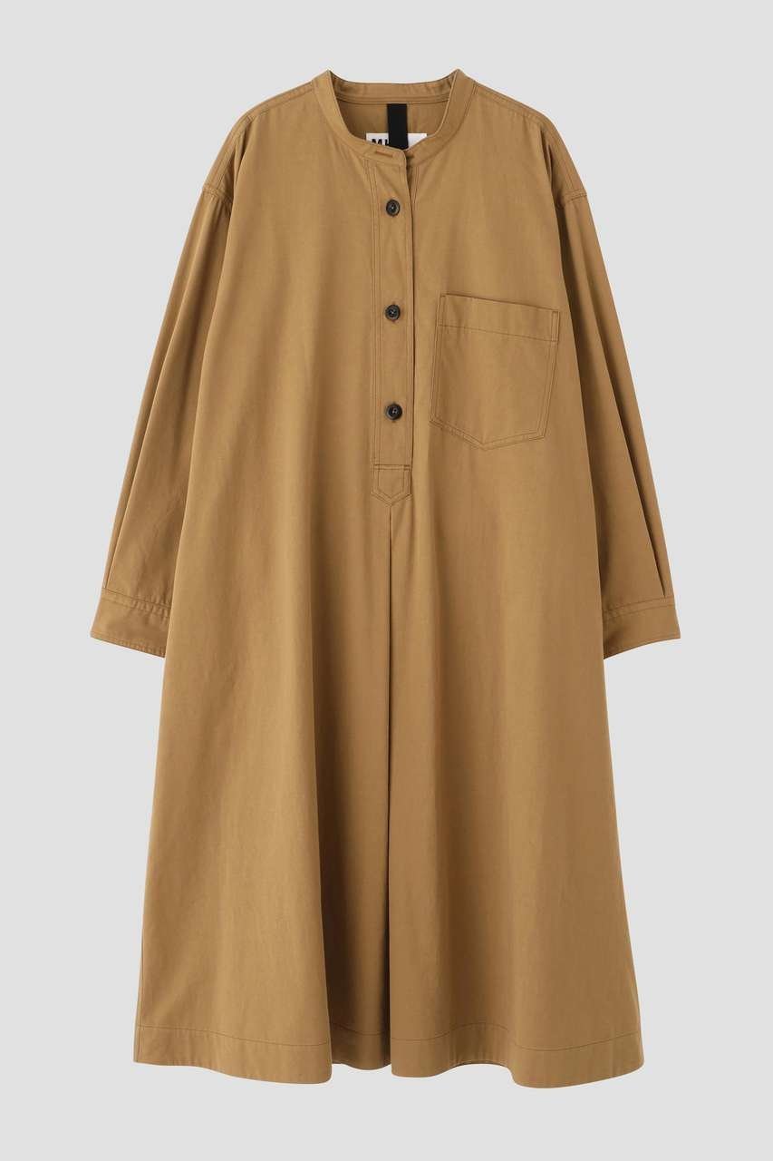 【マーガレットハウエル/MARGARET HOWELL】のBRUSHED SOFT COTTON TWILL DRESS 人気、トレンドファッション・服の通販 founy(ファニー) 　ファッション　Fashion　レディースファッション　Fashion for Women　ワンピース　Dresses　フォーマル・パーティードレス・結婚式用ドレス　Elegant & Casual Dresses　チュニック　Tunic Tops & Dresses　なめらか　Smooth, Silky Texture　シンプル　Simple, Minimal　チュニック　Tunic, Long Top　ドレス　Dress, One-Piece　ドレープ　Drape, Draping Fabric　ロング　Long, Long-Length　ワッシャー　Washer, Crinkled Finish　ワーク　Workwear, Utility Style　新作・新入荷　New Arrivals / New In　other-2|ID: prp329100004879026 ipo3291000000036406473