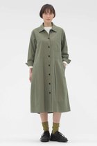 【マーガレットハウエル/MARGARET HOWELL】のCOTTON CUPRA PLAINWEAVE DRESS グリーン|ID: prp329100004879027 ipo3291000000036406477