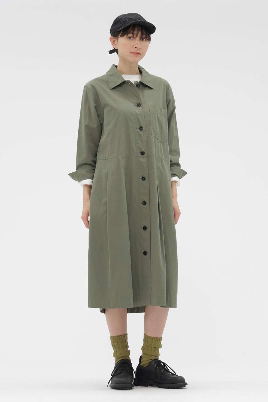 【マーガレットハウエル/MARGARET HOWELL】のCOTTON CUPRA PLAINWEAVE DRESS 人気、トレンドファッション・服の通販 founy(ファニー) ファッション Fashion レディースファッション Fashion for Women ワンピース Dresses フォーマル・パーティードレス・結婚式用ドレス Elegant & Casual Dresses チュニック Tunic Tops & Dresses キュプラ Cupro, Eco Fabric チュニック Tunic, Long Top ドレス Dress, One-Piece ドレープ Drape, Draping Fabric プリーツ Pleats, Pleated ポケット Pocket, Pocket Detail ロング Long, Long-Length ワーク Workwear, Utility Style エレガント 上品 Elegant 新作・新入荷 New Arrivals / New In other-2|ID: prp329100004879027 ipo3291000000036406478