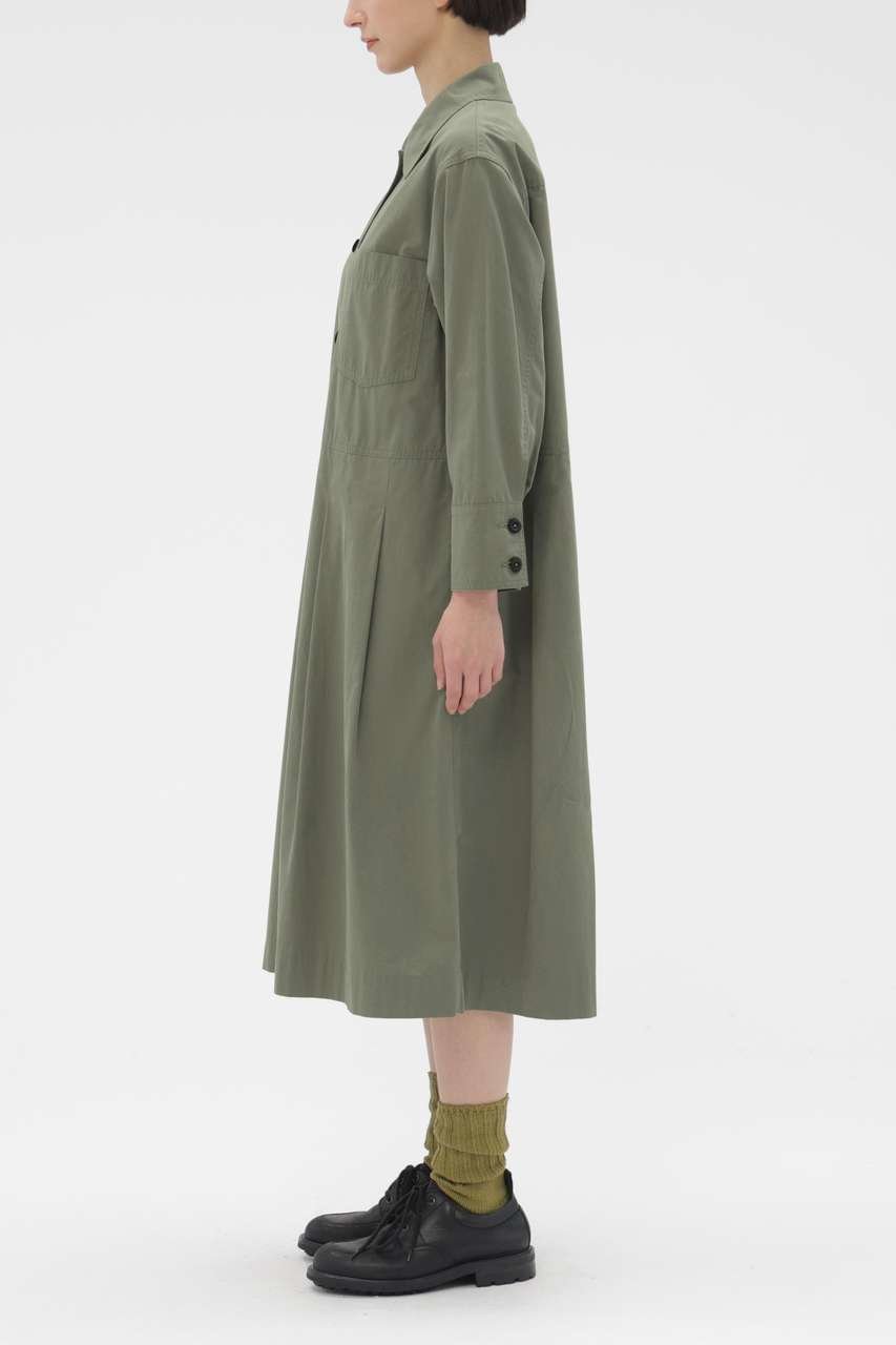 【マーガレットハウエル/MARGARET HOWELL】のCOTTON CUPRA PLAINWEAVE DRESS 人気、トレンドファッション・服の通販 founy(ファニー) ファッション Fashion レディースファッション Fashion for Women ワンピース Dresses フォーマル・パーティードレス・結婚式用ドレス Elegant & Casual Dresses チュニック Tunic Tops & Dresses キュプラ Cupro, Eco Fabric チュニック Tunic, Long Top ドレス Dress, One-Piece ドレープ Drape, Draping Fabric プリーツ Pleats, Pleated ポケット Pocket, Pocket Detail ロング Long, Long-Length ワーク Workwear, Utility Style エレガント 上品 Elegant 新作・新入荷 New Arrivals / New In other-4|ID: prp329100004879027 ipo3291000000036406480