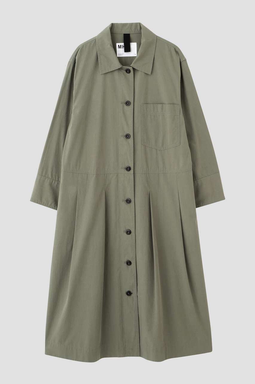 【マーガレットハウエル/MARGARET HOWELL】のCOTTON CUPRA PLAINWEAVE DRESS 人気、トレンドファッション・服の通販 founy(ファニー) ファッション Fashion レディースファッション Fashion for Women ワンピース Dresses フォーマル・パーティードレス・結婚式用ドレス Elegant & Casual Dresses チュニック Tunic Tops & Dresses キュプラ Cupro, Eco Fabric チュニック Tunic, Long Top ドレス Dress, One-Piece ドレープ Drape, Draping Fabric プリーツ Pleats, Pleated ポケット Pocket, Pocket Detail ロング Long, Long-Length ワーク Workwear, Utility Style エレガント 上品 Elegant 新作・新入荷 New Arrivals / New In other-5|ID: prp329100004879027 ipo3291000000036406481