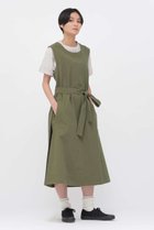 【マーガレットハウエル/MARGARET HOWELL】のCRISP COTTON CHAMBRAY DRESS カーキ|ID: prp329100004879033 ipo3291000000036406527