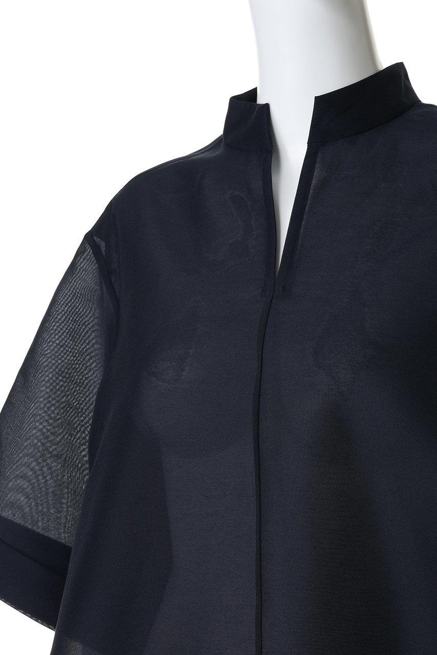 【エムフィル/M Fil】のオーガンジー クロップドブラウス 人気、トレンドファッション・服の通販 founy(ファニー) ファッション Fashion レディースファッション Fashion for Women トップス・カットソー Cut & Sew Tops シャツ・ブラウス・オフィスカジュアル Elegant Blouses & Button-Ups オーガンジー Organza Fabric カフス Cuff Design ショート Short, Short Length シンプル Simple, Minimal スキッパー Skipper, Open Collar スリーブ Sleeve, Long Sleeve / Short Sleeve 新作・新入荷 New Arrivals / New In other-5|ID: prp329100004879036 ipo3291000000036406557