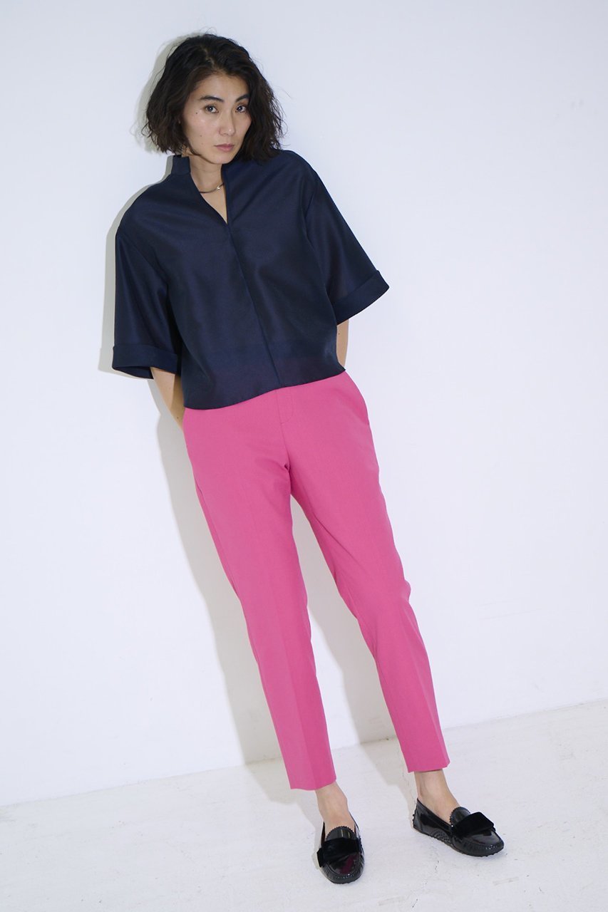 【エムフィル/M Fil】のオーガンジー クロップドブラウス 人気、トレンドファッション・服の通販 founy(ファニー) ファッション Fashion レディースファッション Fashion for Women トップス・カットソー Cut & Sew Tops シャツ・ブラウス・オフィスカジュアル Elegant Blouses & Button-Ups オーガンジー Organza Fabric カフス Cuff Design ショート Short, Short Length シンプル Simple, Minimal スキッパー Skipper, Open Collar スリーブ Sleeve, Long Sleeve / Short Sleeve 新作・新入荷 New Arrivals / New In other-7|ID: prp329100004879036 ipo3291000000036406559