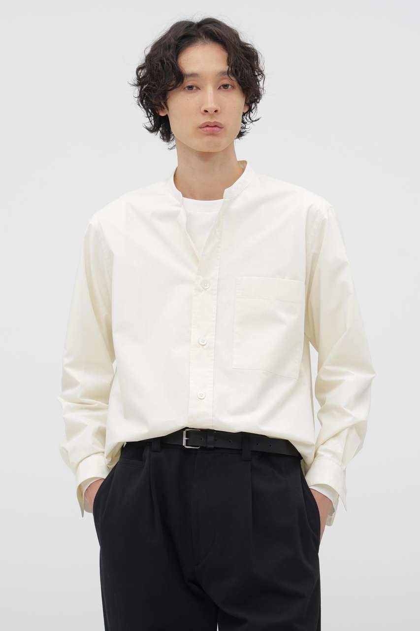 【その他のブランド/Other】のCOTTON WOOL POPLIN SHIRT 人気、トレンドファッション・服の通販 founy(ファニー) 　ファッション　Fashion　レディースファッション　Fashion for Women　トップス・カットソー　Cut & Sew Tops　シャツ・ブラウス・オフィスカジュアル　Elegant Blouses & Button-Ups　スリーブ　Sleeve, Long Sleeve / Short Sleeve　フィット　Fit, Slim Fit　レギュラー　Regular, Standard Fit　ロング　Long, Long-Length　新作・新入荷　New Arrivals / New In　 other-1|ID: prp329100004879042 ipo3291000000036406597