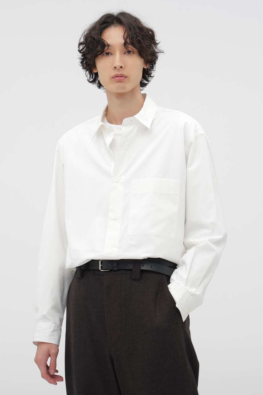 【その他のブランド/Other】のFINE COMPACT COTTON POPLIN SHIRT インテリア・キッズ・メンズ・レディースファッション・服の通販 founy(ファニー) ファッション Fashion レディースファッション Fashion for Women トップス・カットソー Cut & Sew Tops シャツ・ブラウス・オフィスカジュアル Elegant Blouses & Button-Ups なめらか Smooth, Silky Texture コンパクト Compact, Small Size スリーブ Sleeve, Long Sleeve / Short Sleeve ドレープ Drape, Draping Fabric ベーシック Basic, Essential ロング Long, Long-Length 新作・新入荷 New Arrivals / New In ホワイト|ID: prp329100004879045 ipo3291000000036406624