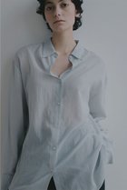【エトレトウキョウ/ETRE TOKYO】のシアーコットンシャツ 人気、トレンドファッション・服の通販 founy(ファニー) ファッション Fashion レディースファッション Fashion for Women トップス・カットソー Cut & Sew Tops シャツ・ブラウス・オフィスカジュアル Elegant Blouses & Button-Ups 春 Spring キャミソール Camisole, Spaghetti Strap Top シアー Sheer, See-Through シンプル Simple, Minimal スラックス Slacks, Dress Pants スリーブ Sleeve, Long Sleeve / Short Sleeve タンク Tank Top, Sleeveless Top バランス Balance, Style Balance ロング Long, Long-Length ワイド Wide, Wide Fit おすすめ Recommended / Our Picks エレガント 上品 Elegant 新作・新入荷 New Arrivals / New In thumbnail ブルー|ID: prp329100004879055 ipo3291000000036406699