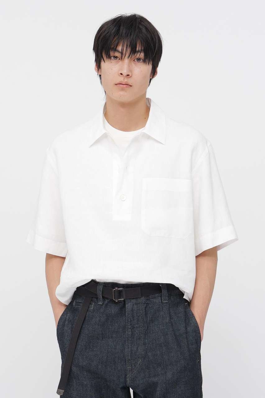 【その他のブランド/Other】のSHIRTING LINEN SHIRT インテリア・キッズ・メンズ・レディースファッション・服の通販 founy(ファニー) ファッション Fashion レディースファッション Fashion for Women トップス・カットソー Cut & Sew Tops シャツ・ブラウス・オフィスカジュアル Elegant Blouses & Button-Ups なめらか Smooth, Silky Texture ショート Short, Short Length シンプル Simple, Minimal スリーブ Sleeve, Long Sleeve / Short Sleeve バランス Balance, Style Balance フランス France, French リネン Linen, Linen Fabric 夏 Summer 春 Spring S/S・春夏 SS, Spring/Summer, Warm Season ホワイト|ID: prp329100004879061 ipo3291000000036406748