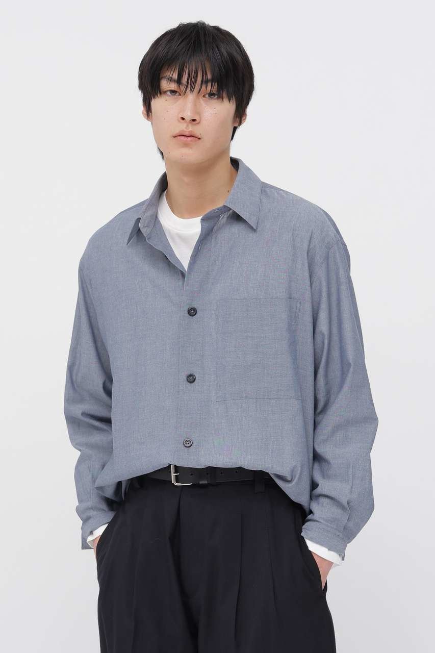 【その他のブランド/Other】のCOTTON WOOL VOILE SHIRT 人気、トレンドファッション・服の通販 founy(ファニー) 　ファッション　Fashion　レディースファッション　Fashion for Women　トップス・カットソー　Cut & Sew Tops　シャツ・ブラウス・オフィスカジュアル　Elegant Blouses & Button-Ups　シンプル　Simple, Minimal　スリーブ　Sleeve, Long Sleeve / Short Sleeve　バランス　Balance, Style Balance　ロング　Long, Long-Length　定番　Standard, Basic Item　 other-1|ID: prp329100004879064 ipo3291000000036406767