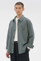 【その他のブランド/Other】のGARMENT DYE COTTON SHIRTING SHIRT 人気、トレンドファッション・服の通販 founy(ファニー) ファッション Fashion レディースファッション Fashion for Women トップス・カットソー Cut & Sew Tops シャツ・ブラウス・オフィスカジュアル Elegant Blouses & Button-Ups スリーブ Sleeve, Long Sleeve / Short Sleeve バランス Balance, Style Balance ロング Long, Long-Length thumbnail グリーン|ID: prp329100004879072 ipo3291000000036406828