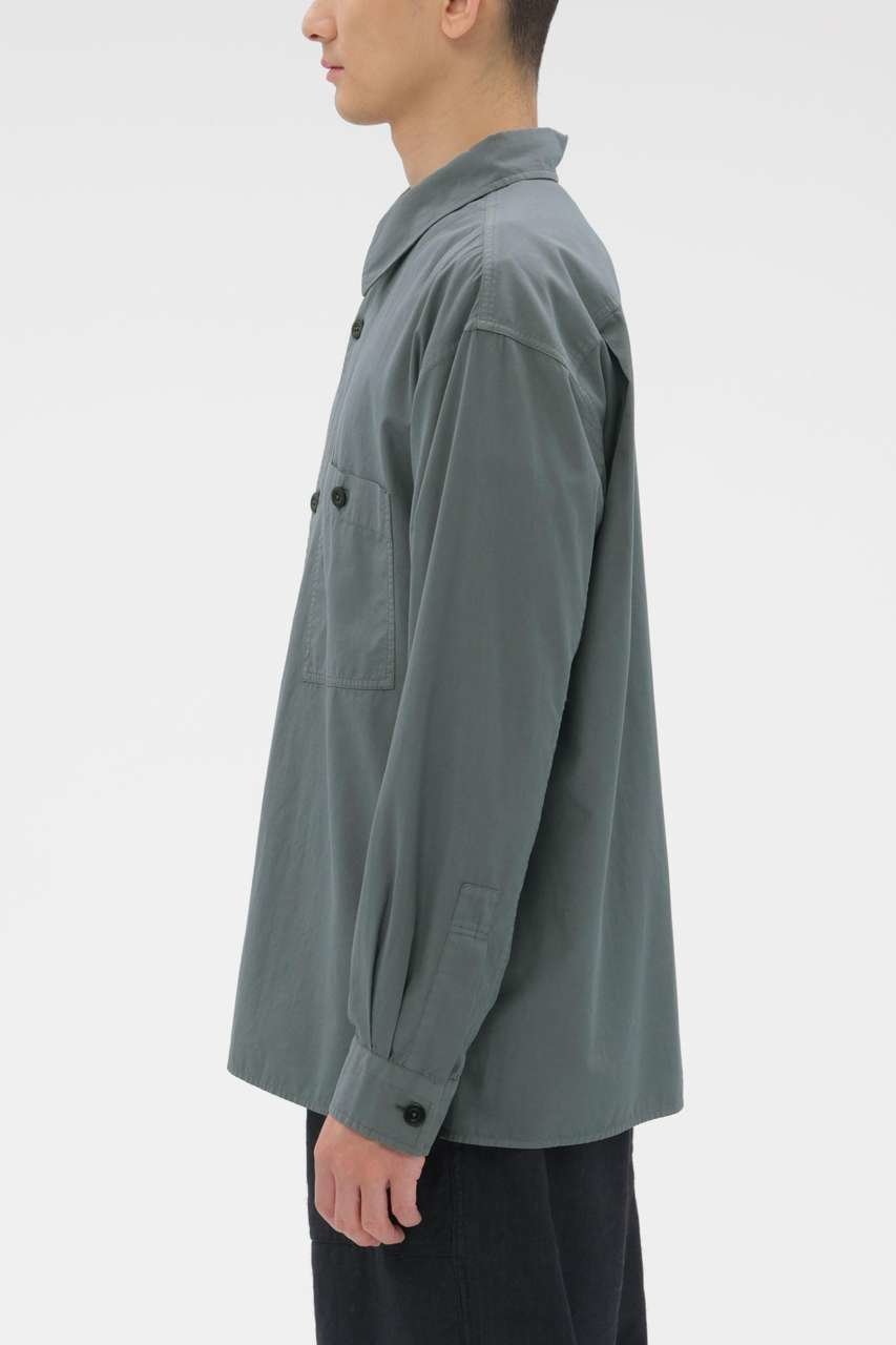 【その他のブランド/Other】のGARMENT DYE COTTON SHIRTING SHIRT 人気、トレンドファッション・服の通販 founy(ファニー) 　ファッション　Fashion　レディースファッション　Fashion for Women　トップス・カットソー　Cut & Sew Tops　シャツ・ブラウス・オフィスカジュアル　Elegant Blouses & Button-Ups　スリーブ　Sleeve, Long Sleeve / Short Sleeve　バランス　Balance, Style Balance　ロング　Long, Long-Length　other-3|ID: prp329100004879072 ipo3291000000036406830