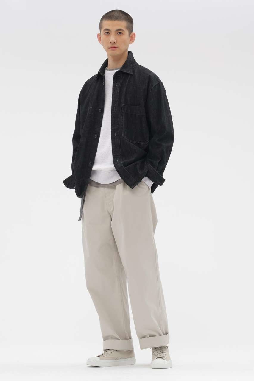 【その他のブランド/Other】のCANTON BLACK LIGHT DENIM SHIRT 人気、トレンドファッション・服の通販 founy(ファニー) 　ファッション　Fashion　レディースファッション　Fashion for Women　トップス・カットソー　Cut & Sew Tops　シャツ・ブラウス・オフィスカジュアル　Elegant Blouses & Button-Ups　スリーブ　Sleeve, Long Sleeve / Short Sleeve　デニム　Denim, Jeans Material　ネップ　Nepp, Slub Yarn　ベーシック　Basic, Essential　ロング　Long, Long-Length　ロールアップ　Roll-Up, Cuffed Hem　ワーク　Workwear, Utility Style　ヴィンテージ　Vintage Style　other-2|ID: prp329100004879074 ipo3291000000036406843