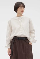 【マーガレットハウエル/MARGARET HOWELL】のCOMPACT COTTON POPLIN SHIRT 人気、トレンドファッション・服の通販 founy(ファニー) ファッション Fashion レディースファッション Fashion for Women トップス・カットソー Cut & Sew Tops シャツ・ブラウス・オフィスカジュアル Elegant Blouses & Button-Ups スリーブ Sleeve, Long Sleeve / Short Sleeve フィット Fit, Slim Fit フロント Front, Front Design ブロード Broadcloth, Fine Cotton リラックス Relax, Relaxed Fit ロング Long, Long-Length 新作・新入荷 New Arrivals / New In thumbnail ホワイト|ID: prp329100004879084 ipo3291000000036406924