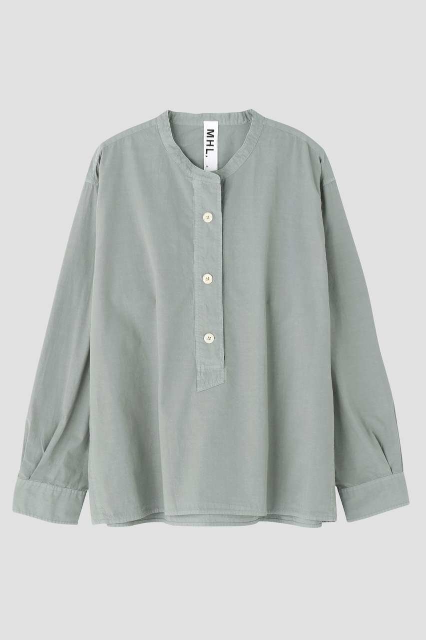【マーガレットハウエル/MARGARET HOWELL】のCOMPACT COTTON POPLIN SHIRT 人気、トレンドファッション・服の通販 founy(ファニー) ファッション Fashion レディースファッション Fashion for Women トップス・カットソー Cut & Sew Tops シャツ・ブラウス・オフィスカジュアル Elegant Blouses & Button-Ups スリーブ Sleeve, Long Sleeve / Short Sleeve フィット Fit, Slim Fit フロント Front, Front Design ブロード Broadcloth, Fine Cotton リラックス Relax, Relaxed Fit ロング Long, Long-Length 新作・新入荷 New Arrivals / New In other-4|ID: prp329100004879084 ipo3291000000036406928