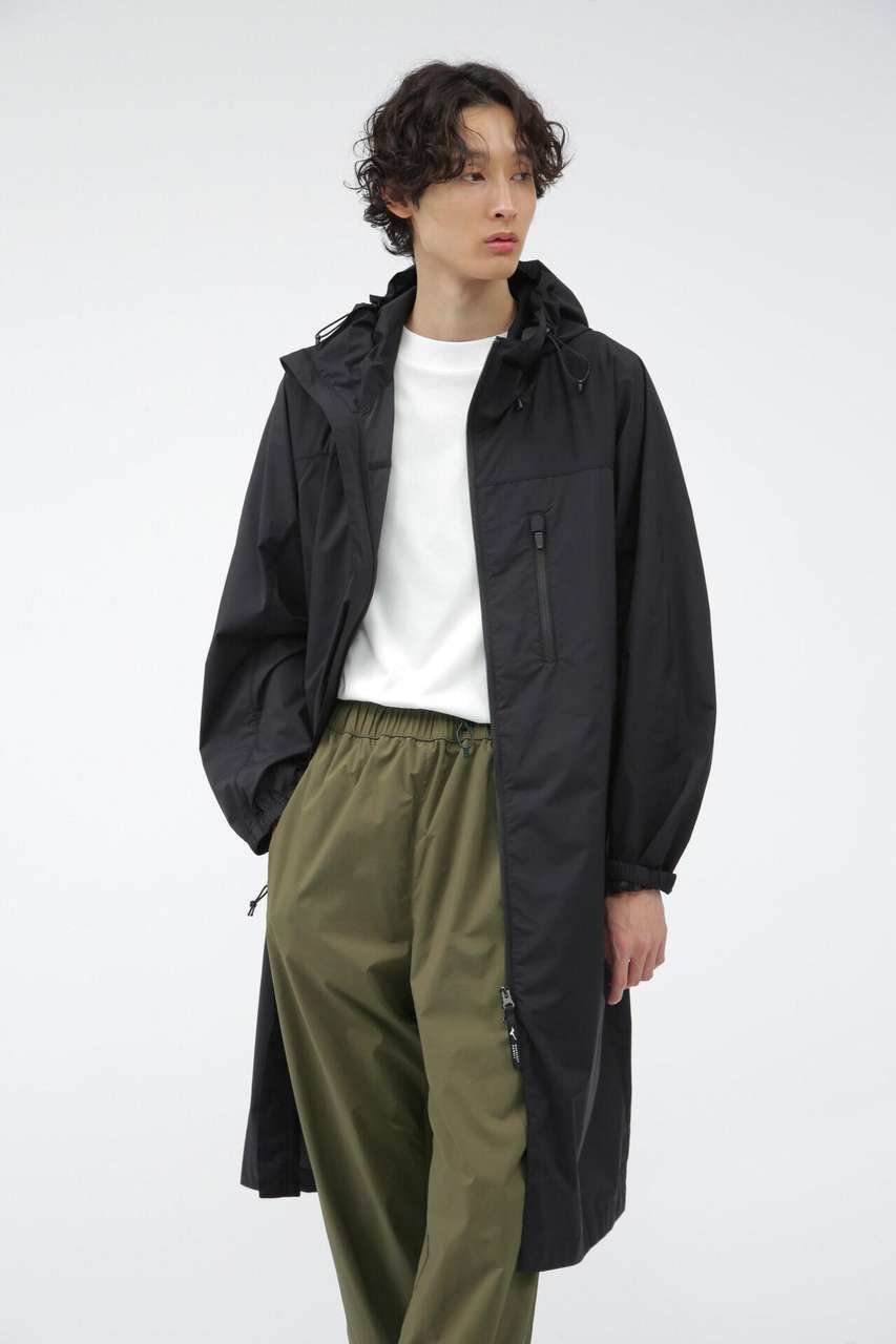 【その他のブランド/Other】のSTRETCH NYLON MICRO RIP STOP インテリア・キッズ・メンズ・レディースファッション・服の通販 founy(ファニー) 　ファッション　Fashion　レディースファッション　Fashion for Women　アウター　Coat / Outerwear Collection　コート・ロングコート・ピーコート　Long Coats, Peacoats & More　アクリル　Acrylic Material　コレクション　Collection, Seasonal Line　コーティング　Coating, Coated Finish　軽量　Lightweight, Ultra Light　ストレッチ　Stretch, Stretchy Fabric　スリーブ　Sleeve, Long Sleeve / Short Sleeve　フロント　Front, Front Design　ポーチ　Pouch, Small Case　マーガレット　Marguerite, Daisy Pattern　ヨーク　Yoke, Yoke Design　リラックス　Relax, Relaxed Fit　ロング　Long, Long-Length　旅行　Travel　新作・新入荷　New Arrivals / New In　ブラック|ID: prp329100004879092 ipo3291000000036406985