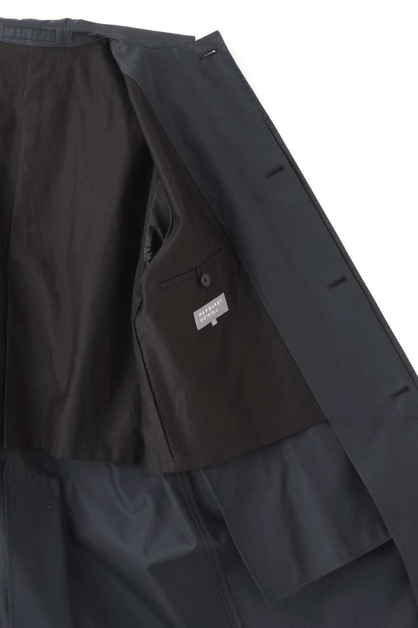 【その他のブランド/Other】のCOTTON NYLON GABARDINE COAT 人気、トレンドファッション・服の通販 founy(ファニー) ファッション Fashion レディースファッション Fashion for Women アウター Coat / Outerwear Collection コート・ロングコート・ピーコート Long Coats, Peacoats & More フラップ Flap, Flap Pocket ポケット Pocket, Pocket Detail ロング Long, Long-Length 新作・新入荷 New Arrivals / New In other-7|ID: prp329100004879096 ipo3291000000036407025