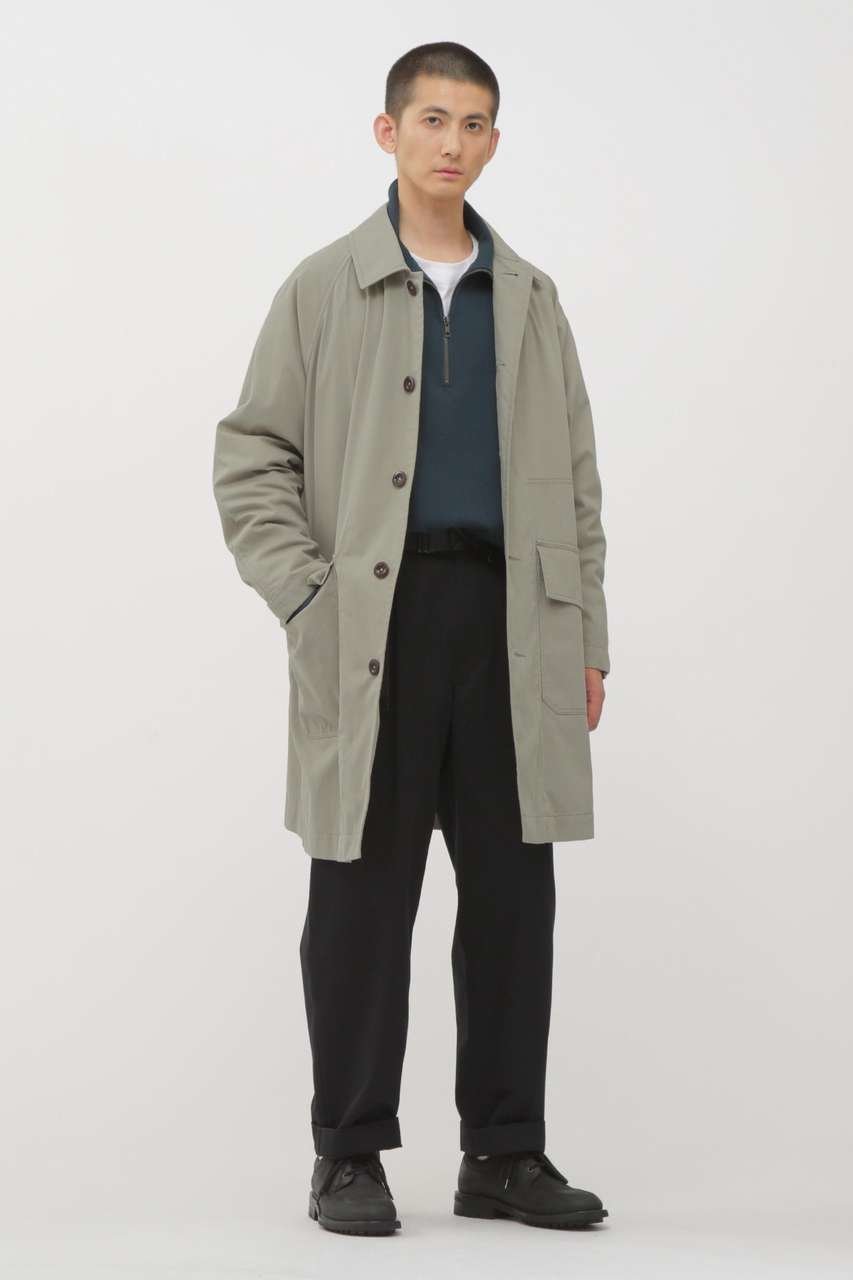 【その他のブランド/Other】のWORN COTTON NYLON COAT 人気、トレンドファッション・服の通販 founy(ファニー) 　ファッション　Fashion　レディースファッション　Fashion for Women　アウター　Coat / Outerwear Collection　コート・ロングコート・ピーコート　Long Coats, Peacoats & More　フラップ　Flap, Flap Pocket　ポケット　Pocket, Pocket Detail　ロング　Long, Long-Length　ワーク　Workwear, Utility Style　other-2|ID: prp329100004879100 ipo3291000000036407052
