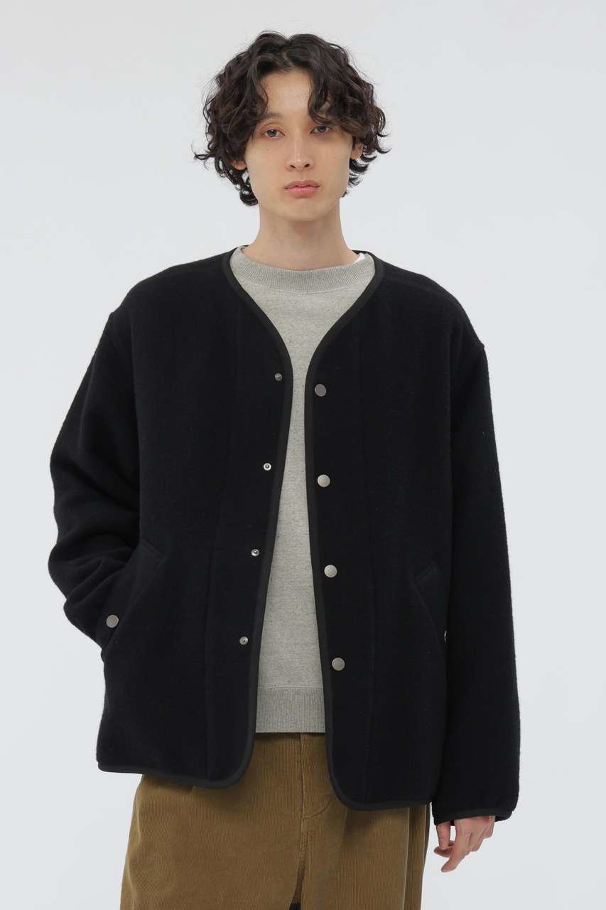 【その他のブランド/Other】のSOFT WOOL FLEECE BLOUSON 人気、トレンドファッション・服の通販 founy(ファニー) 　ファッション　Fashion　レディースファッション　Fashion for Women　アウター　Coat / Outerwear Collection　レディースジャケット・軽アウター　Jackets　ブルゾンジャケット・スポーティアウター　Blouson Jackets　キャラクター　Character, Licensed Characters　ジャケット　Jacket, Outerwear　スーツ　Suit, Formalwear　ドット　Polka Dot, Dot Pattern　バランス　Balance, Style Balance　フロント　Front, Front Design　ブルゾン　Blouson, Bomber Jacket　ポケット　Pocket, Pocket Detail　ミリタリー　Military, Army Style　ライナー　Liner, Inner Layer　 other-1|ID: prp329100004879103 ipo3291000000036407074