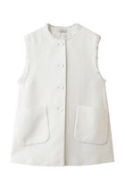 【ジェイドット/j.】のコットン混ツイード ボタンジレ 人気、トレンドファッション・服の通販 founy(ファニー) ファッション Fashion レディースファッション Fashion for Women アウター Coat / Outerwear Collection レディースジャケット・軽アウター Jackets ジャケット Jacket, Outerwear ツイード Twill, Twill Weave フリンジ Fringe, Tassel ベスト Vest, Waistcoat ポケット Pocket, Pocket Detail 新作・新入荷 New Arrivals / New In 春 Spring thumbnail ホワイト|ID: prp329100004879107 ipo3291000000036407108