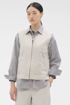 【マーガレットハウエル/MARGARET HOWELL】のFADED COTTON TWILL BLOUSON ホワイト|ID: prp329100004879114 ipo3291000000036407170