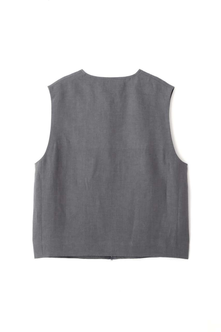 【その他のブランド/Other】のCOMPACT LINEN TWILL BLOUSON 人気、トレンドファッション・服の通販 founy(ファニー) 　ファッション　Fashion　レディースファッション　Fashion for Women　アウター　Coat / Outerwear Collection　レディースジャケット・軽アウター　Jackets　ブルゾンジャケット・スポーティアウター　Blouson Jackets　おすすめ　Recommended / Our Picks　シンプル　Simple, Minimal　ジャケット　Jacket, Outerwear　セットアップ　Set-Up, Coordinated Outfit　フロント　Front, Front Design　ブルゾン　Blouson, Bomber Jacket　ベスト　Vest, Waistcoat　リネン　Linen, Linen Fabric　ヴィンテージ　Vintage Style　新作・新入荷　New Arrivals / New In　other-6|ID: prp329100004879123 ipo3291000000036407256