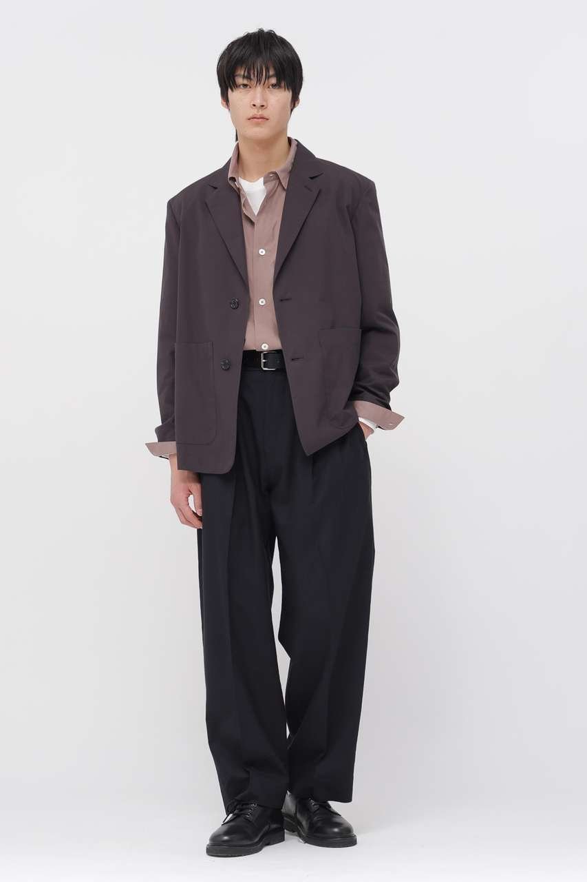 【マーガレット ハウエル/MARGARET HOWELL / MEN】のCOTTON SILK PLAINWEAVE JACKET 大人の最旬トレンドファッション＆コーディネート founy(ファウニー) 　ファッション　Fashion　メンズファッション　Fashion for Men　おすすめ　Recommended / Our Picks　シルク　Silk, 100% Silk　ジャケット　Jacket, Outerwear　セットアップ　Set-Up, Coordinated Outfit　ドレープ　Drape, Draping Fabric　パッチ　Patch, Appliqué　ポケット　Pocket, Pocket Detail　エレガント 上品　Elegant　夏　Summer　春　Spring　S/S・春夏　SS, Spring/Summer, Warm Season　other-2|ID: prp329100004879126 ipo3291000000036550653