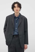 【その他のブランド/Other】のCRISP WOOL PLAINWEAVE JACKET 人気、トレンドファッション・服の通販 founy(ファニー) ファッション Fashion レディースファッション Fashion for Women アウター Coat / Outerwear Collection レディースジャケット・軽アウター Jackets おすすめ Recommended / Our Picks ショルダー Shoulder, Shoulder Strap ジャケット Jacket, Outerwear セットアップ Set-Up, Coordinated Outfit ドロップ Drop Shoulder, Dropped Style パッチ Patch, Appliqué ポケット Pocket, Pocket Detail モダン Modern, Contemporary 新作・新入荷 New Arrivals / New In thumbnail グレー|ID: prp329100004879128 ipo3291000000036407290