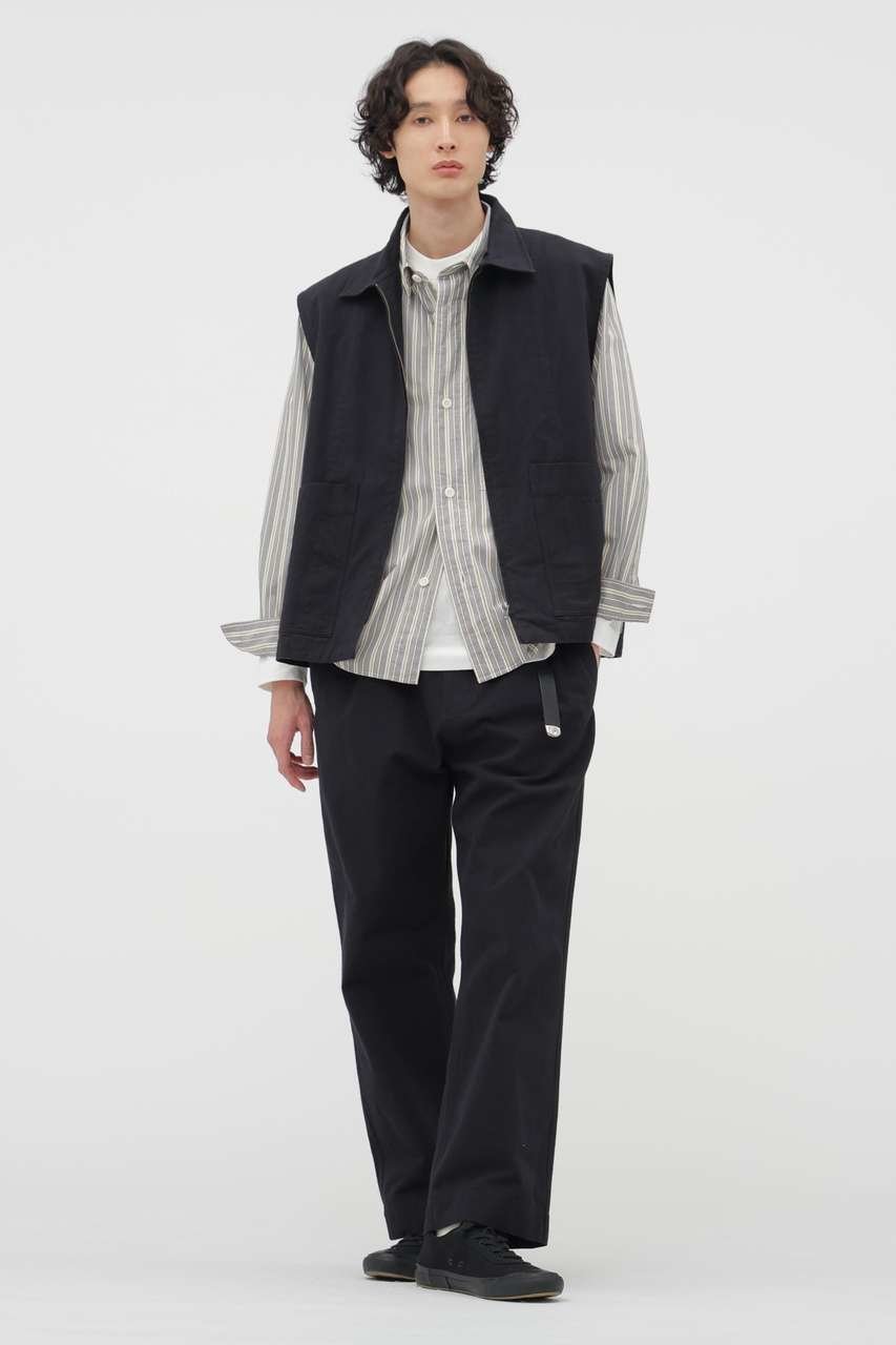 【その他のブランド/Other】のFADED COTTON TWILL BLOUSON 人気、トレンドファッション・服の通販 founy(ファニー) 　ファッション　Fashion　レディースファッション　Fashion for Women　アウター　Coat / Outerwear Collection　レディースジャケット・軽アウター　Jackets　ブルゾンジャケット・スポーティアウター　Blouson Jackets　おすすめ　Recommended / Our Picks　インディゴ　Indigo Denim　ジャケット　Jacket, Outerwear　セットアップ　Set-Up, Coordinated Outfit　バランス　Balance, Style Balance　ベスト　Vest, Waistcoat　ポケット　Pocket, Pocket Detail　エレガント 上品　Elegant　other-2|ID: prp329100004879141 ipo3291000000036407404
