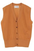 【マルティニーク/martinique】の【l heritage martinique】シルクコットンVネックジレ 人気、トレンドファッション・服の通販 founy(ファニー) ファッション Fashion レディースファッション Fashion for Women トップス・カットソー Cut & Sew Tops ニット Knit Tops & Sweaters カーディガン・羽織り Layered Style Cardigans ベスト&ジレ / 重ね着スタイル Vests & Gilets Vネックトップス V-Neck Tops / V-Cut Neckline Shirts おすすめ Recommended / Our Picks カーディガン Cardigan, Knitwear シルク Silk, 100% Silk シンプル Simple, Minimal ボトム Bottoms, Lower Wear エレガント 上品 Elegant 新作・新入荷 New Arrivals / New In |ID:prp329100004879153