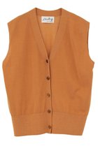 【マルティニーク/martinique】の【l heritage martinique】シルクコットンVネックジレ 人気、トレンドファッション・服の通販 founy(ファニー) ファッション Fashion レディースファッション Fashion for Women トップス・カットソー Cut & Sew Tops ニット Knit Tops & Sweaters カーディガン・羽織り Layered Style Cardigans ベスト&ジレ / 重ね着スタイル Vests & Gilets Vネックトップス V-Neck Tops / V-Cut Neckline Shirts おすすめ Recommended / Our Picks カーディガン Cardigan, Knitwear シルク Silk, 100% Silk シンプル Simple, Minimal ボトム Bottoms, Lower Wear エレガント 上品 Elegant 新作・新入荷 New Arrivals / New In thumbnail キャメル|ID: prp329100004879153 ipo3291000000036407491