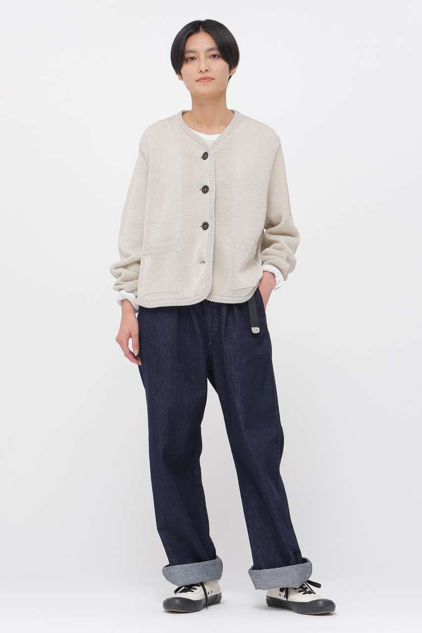 【マーガレットハウエル/MARGARET HOWELL】のCOATED COTTON KNITWEAR 人気、トレンドファッション・服の通販 founy(ファニー) 　ファッション　Fashion　レディースファッション　Fashion for Women　トップス・カットソー　Cut & Sew Tops　ニット　Knit Tops & Sweaters　カーディガン・羽織り　Layered Style Cardigans　カーディガン　Cardigan, Knitwear　コーティング　Coating, Coated Finish　モダン　Modern, Contemporary　ラウンド　Round, Round Neck　リネン　Linen, Linen Fabric　ワイド　Wide, Wide Fit　新作・新入荷　New Arrivals / New In　other-2|ID: prp329100004879155 ipo3291000000036407505